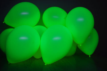 11 inch Blacklight Reactive Fluorescent UV Neon Glow Party Balloons